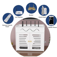 Рафт за рутер, скриващ кабели Рафт за рутер, скриващ кабели